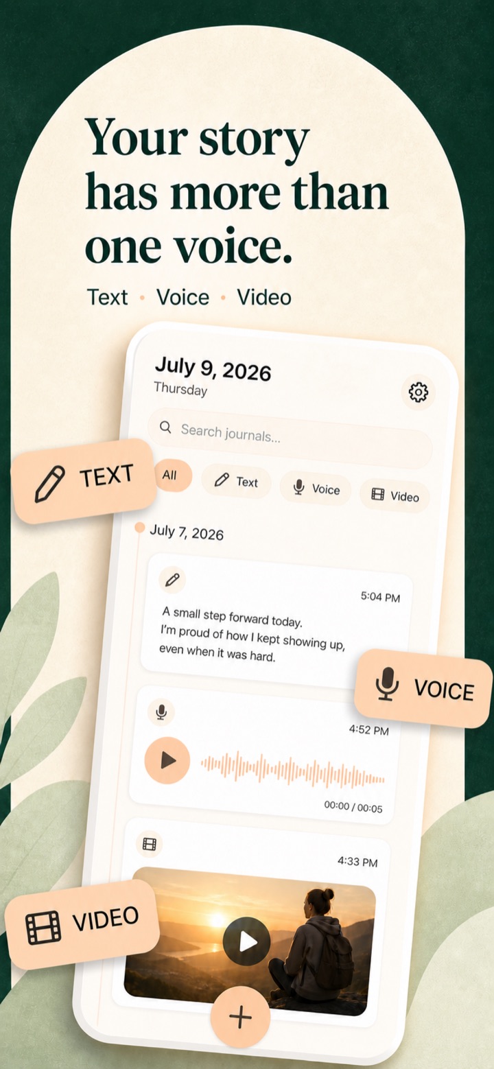 Shanti Journal diary directory screen