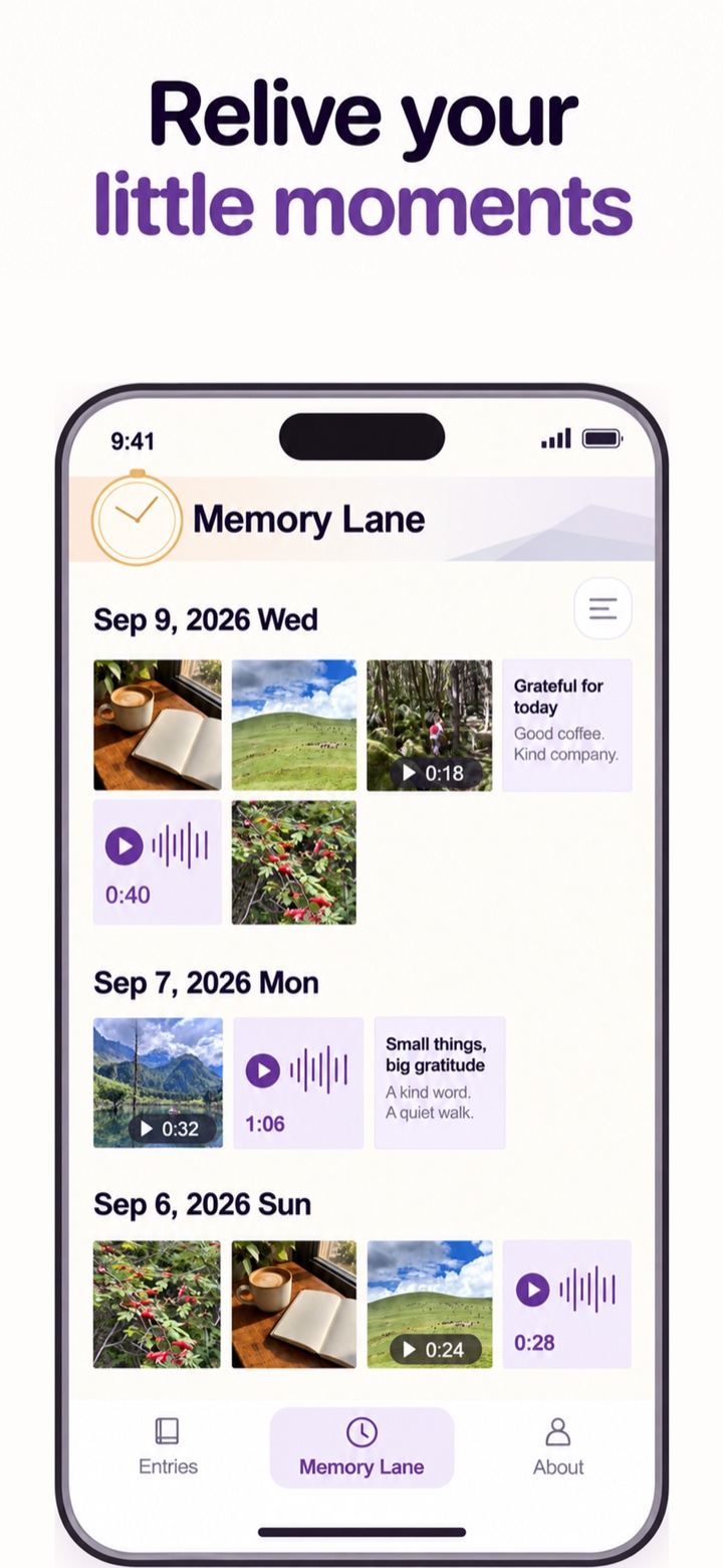 Shanti Journal Memory Lane photo, video, audio and text gallery